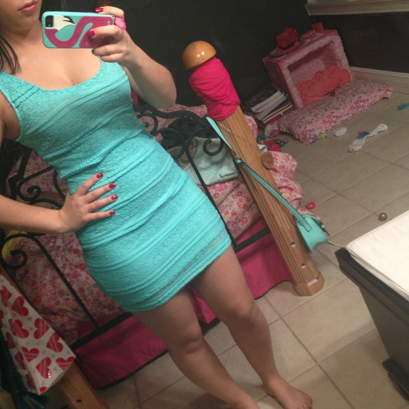 Cute teal dress