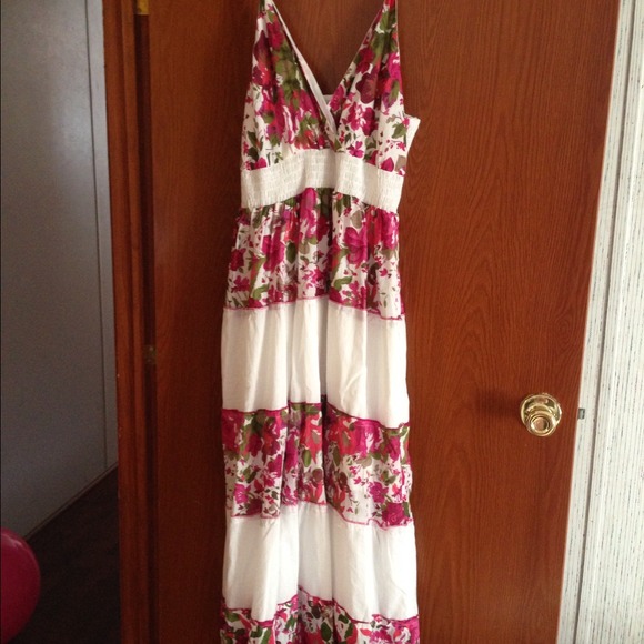 Flower maxi dress