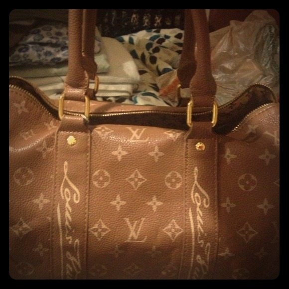 TRADEd!! Light brown LV bag