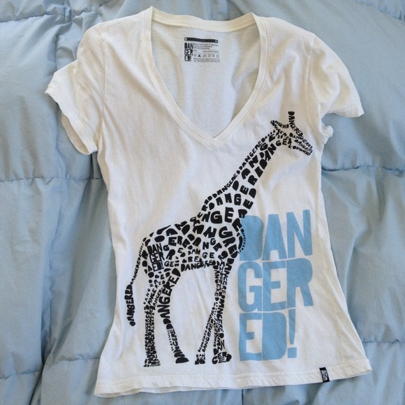 Dangers! Giraffe V-neck