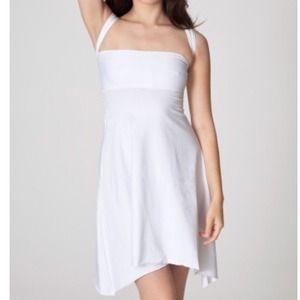 Bundle White American A dress & orange heels