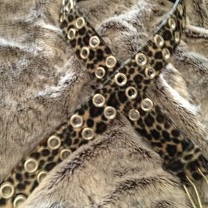 Leopard belt small-medium adorable!