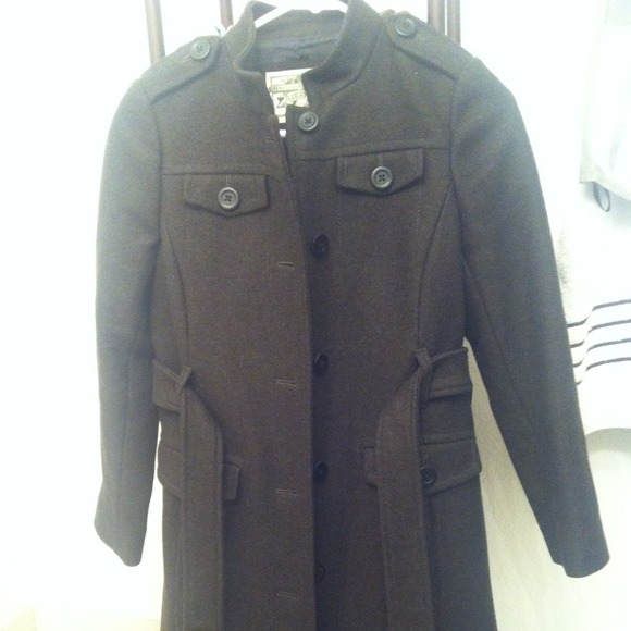 Banana Republic, army green, coat!