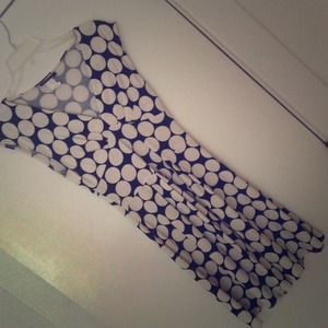 Vintage black and white dress