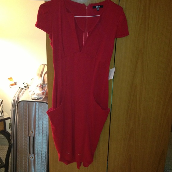 Asos Red Dress