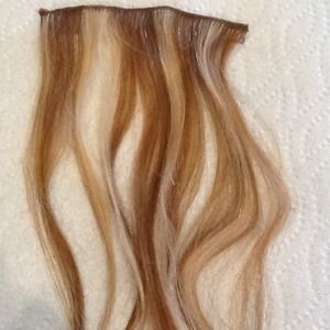 100% human high quality hair extensions.