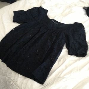 Black Lace Top