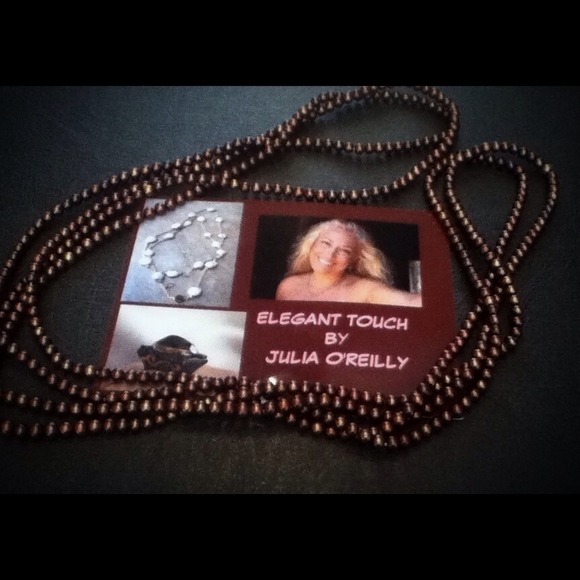 Chocolate colored fresh water pearls by Jo'R