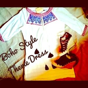 Theme Boho style Dress NWT