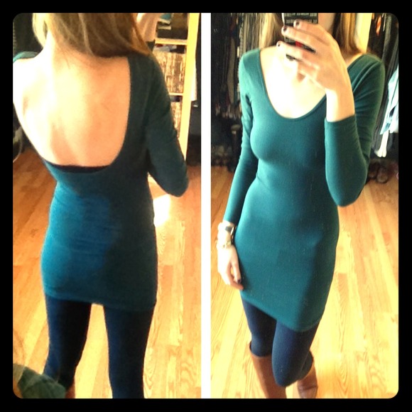 American Apparel Dresses & Skirts - 🔴SOLD🔴.. in a bundle AA green bodycon dress