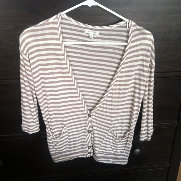 Forever twenty one striped cardigan - Picture 1 of 3