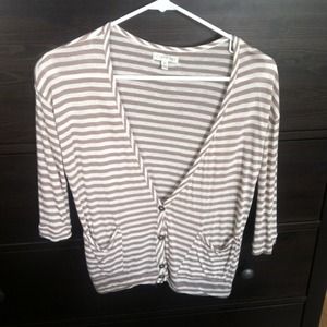 Forever twenty one striped cardigan
