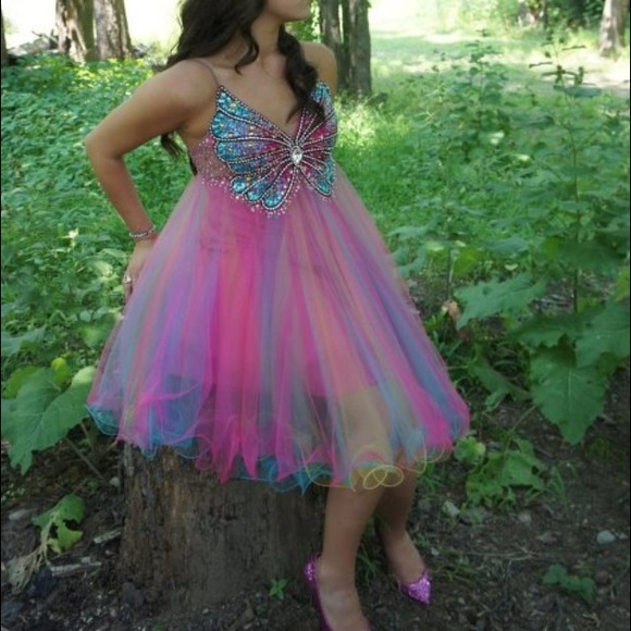 Terani short prom dress