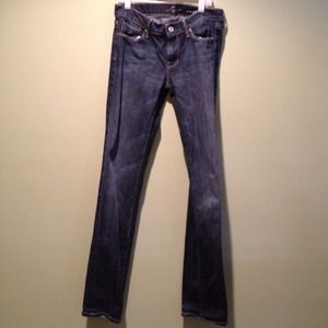 Straight leg denim