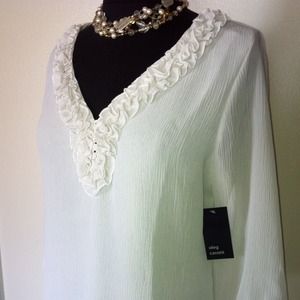 NWT Oleg Cassini Classic Dressy Top Tunic