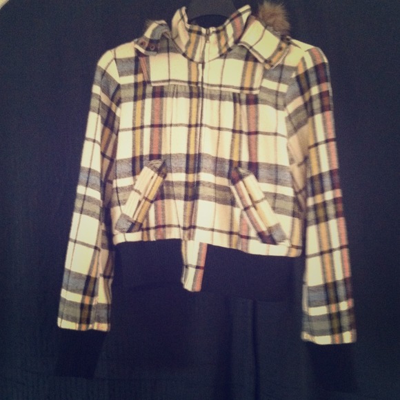 Plaid coat🎀
