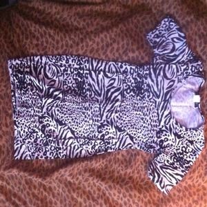 Wild safari tunic/mini dress