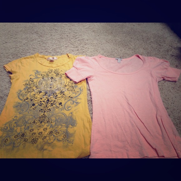 Two shirts. Size small. Great for Spring!