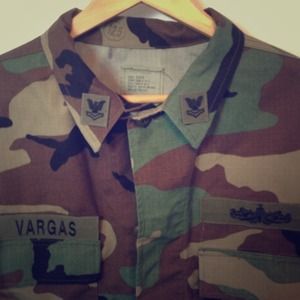 Camouflage men's jacket