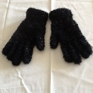 Fuzzy gloves or mittens