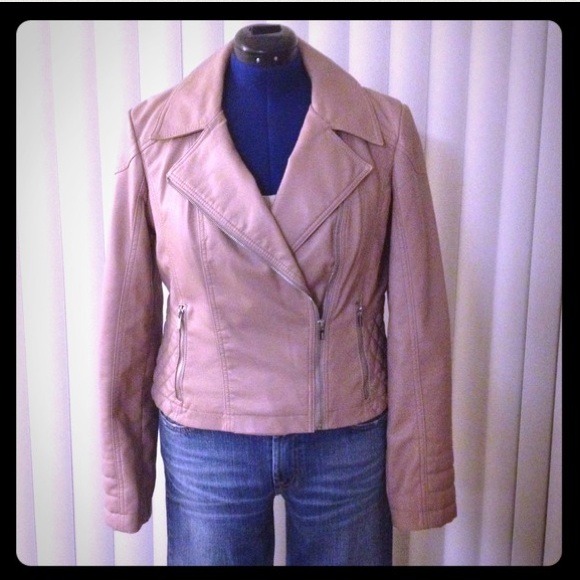 Pink "minus the leather" Express jacket. - Picture 4 of 4