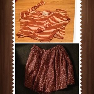 Skirt and top