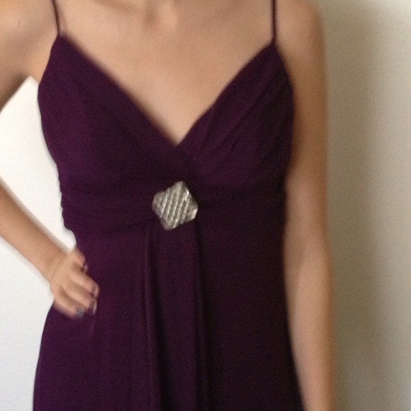 Beautiful chiffon purple long dress for s prom!