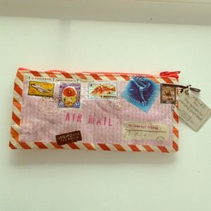 Airmail Pencil Case | Blue Q