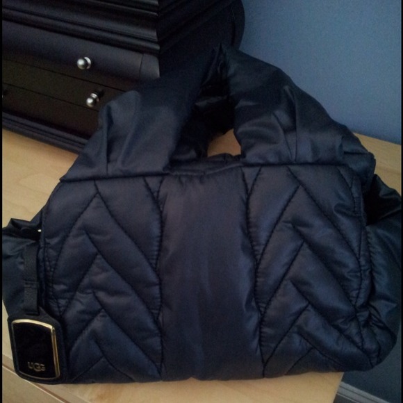 Ugg nylon poof hand bag