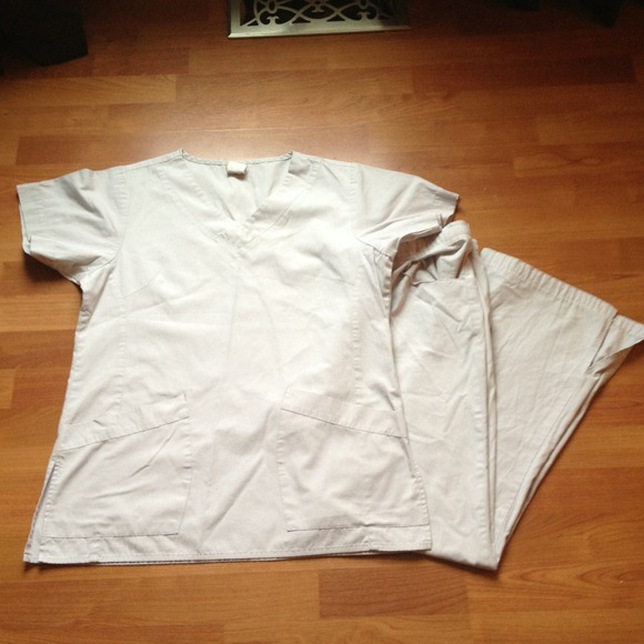 Silver grey Dickies scrub set small