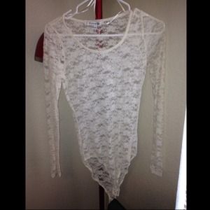 Lace onesie