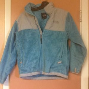 RESERVED Fuzzy Blue North Face Jacket