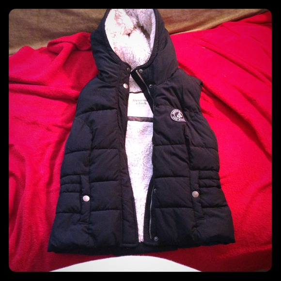 Abercrombie fur-lined vest