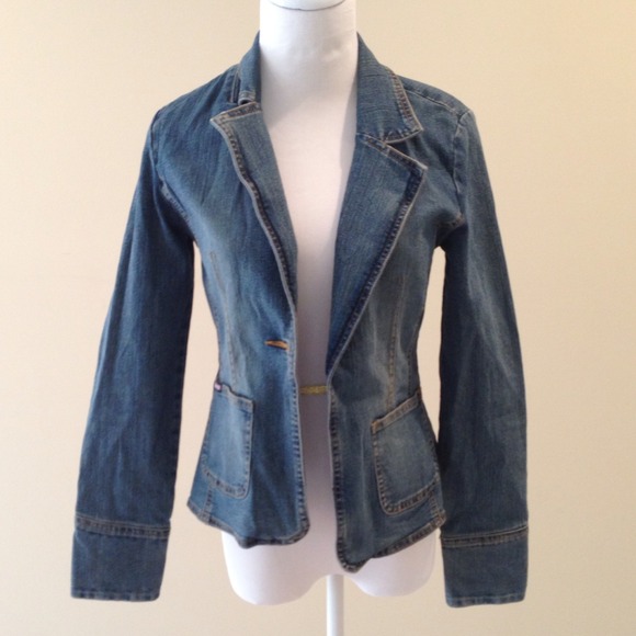 Denim jacket blazer