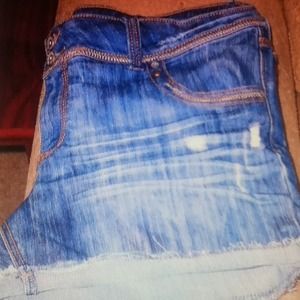Denim shorts