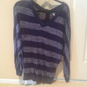 Sweater buttons in the back