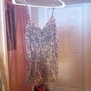 Medium Mudd blue floral top