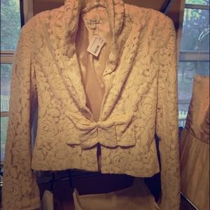 Off white lace blazer!