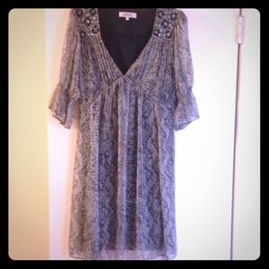 🌟Reduced🌟Sheer snake print dress