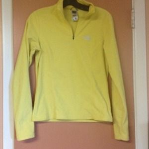 Yellow North Face Quarter Zip