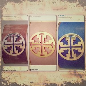 Leather and metal cuffs REDUCED