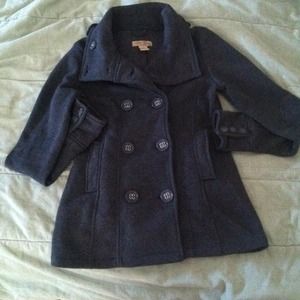 🔶BUNDLED🔶Dark grey pea coat