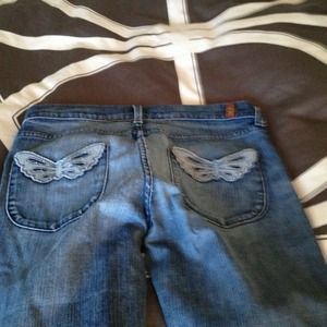 7 for all mankind stretch jean legging