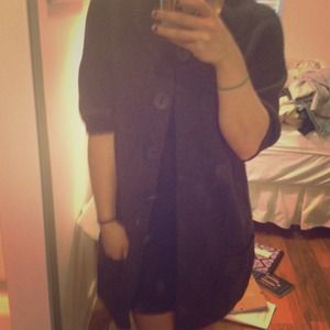 3/4 sleeve grey Vince sweater