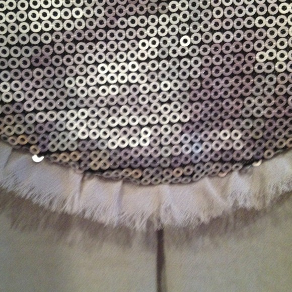 Express grey sequined top - Picture 3 of 4
