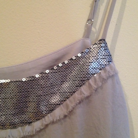 Express grey sequined top - Picture 4 of 4