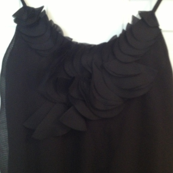 Black skinny strap top - Picture 2 of 4