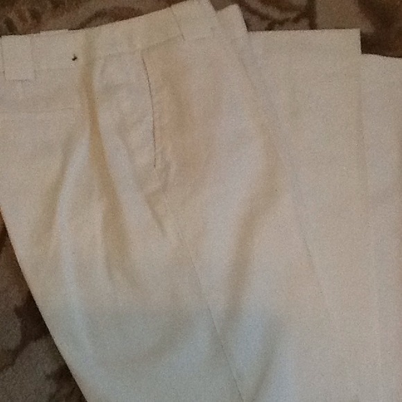 Banana Republic White Linen 6L Pants