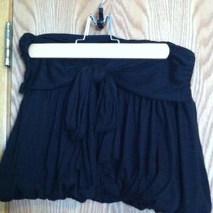 Short black skirt with bow. SOLD!!
