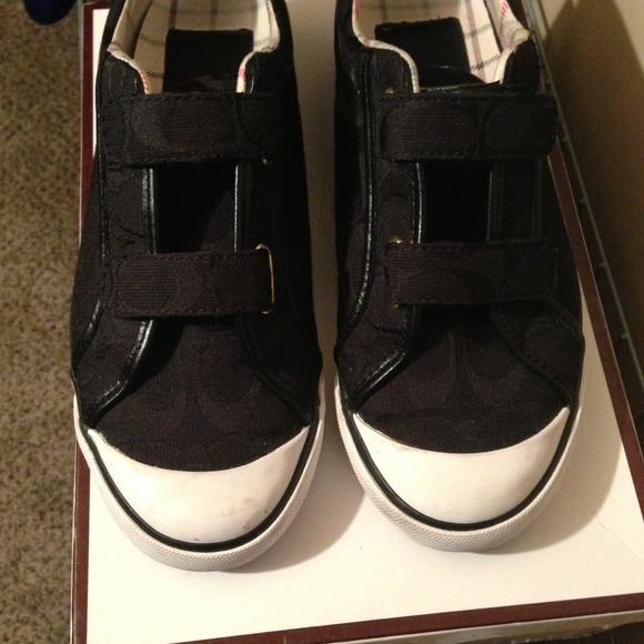 Coach Shoes - Coach velcro sneakers